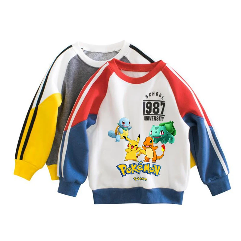 Sudadera de Pokémon Gengar Charizard Pikachu para niños, de Pokemon con capucha, camisa de ceniza, ropa cálida de invierno para niños|Cine y TV| - AliExpress