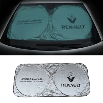 

1PC Universal Front Window Sunshade For Renault Megane Laguna Koleos Twingo Clio Scenic UV Sunshield Foldable