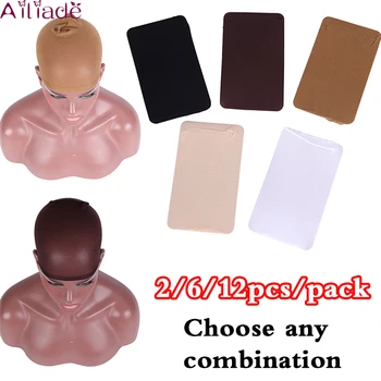 

AILIADE 5 colour Quality Wig Cap Hair Net For Weave Hair Wig Nets Stretch Mesh Wig Cap For Making Wigs Average size Caps Unisex