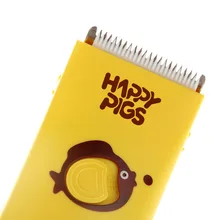 Piggy Carter, детская машинка для стрижки волос, бесшумная керамическая режущая головка, детские электрические машинки для стрижки волос, сухой аккумулятор, портативный механизм Lanugo