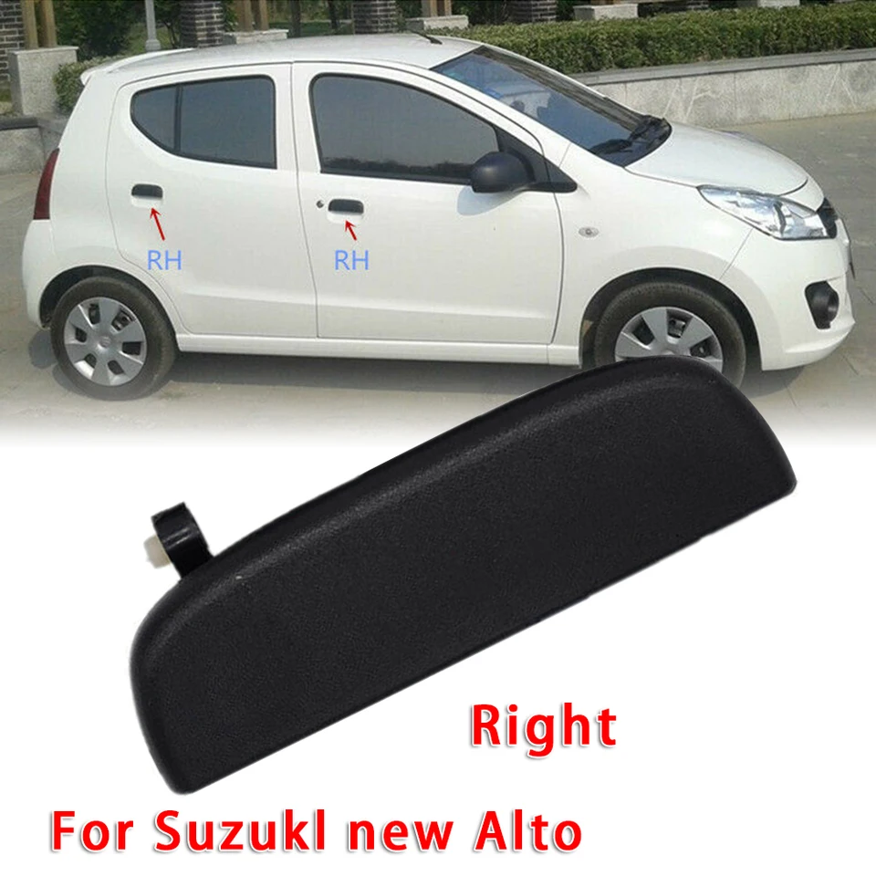 Black Car Front Rear L R Outer Handle Outside Door Knob Replace