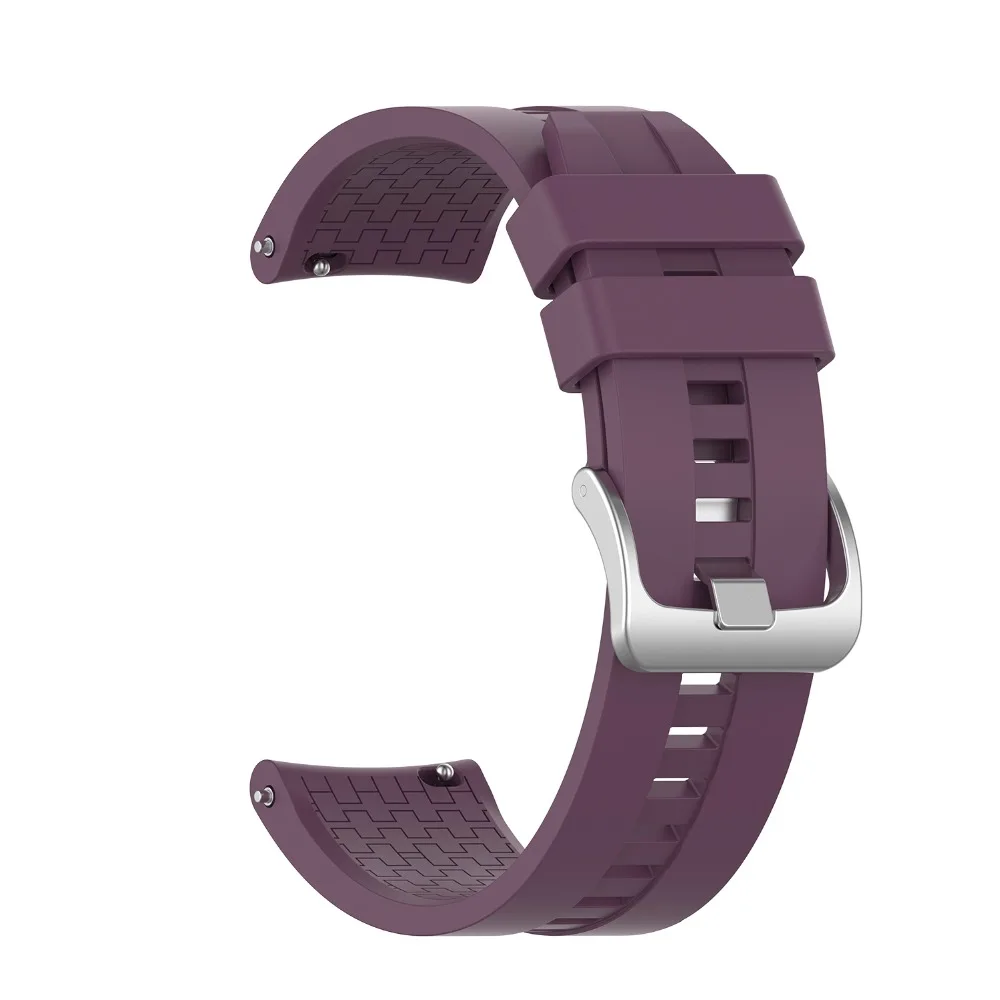 10 цветов силиконовый ремешок-Браслет Для Xiaomi Huami Amazfit GTR 47 мм 42 мм Смарт-часы Сменный ремень для Amazfit Stratos 2