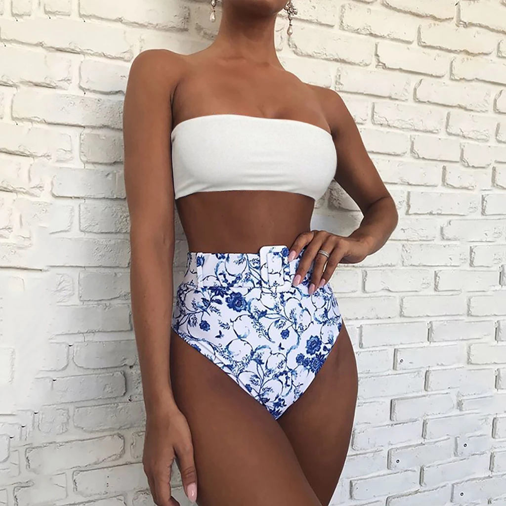 maillot deux pièces taille haute