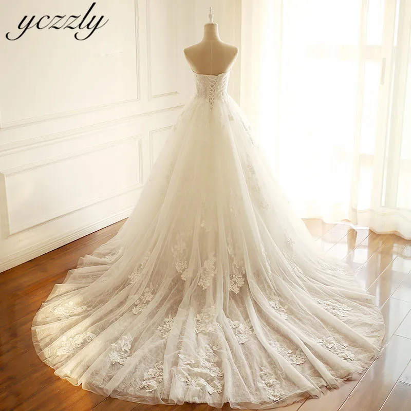 Vestidos De Novia простое милое бальное платье свадебное платье для принцессы Длинные Большие размеры женские подвенечные платья Gelinlik W129