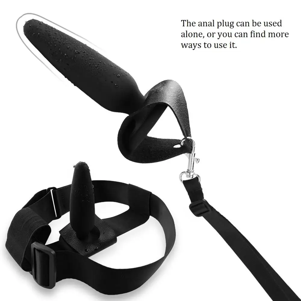 iKenmu Sex Toys for Women Men Bondage Sex Products Erotic Toys for Adults Handcuffs SM Anal Plug BDSM Bondage Set With Anal Plug