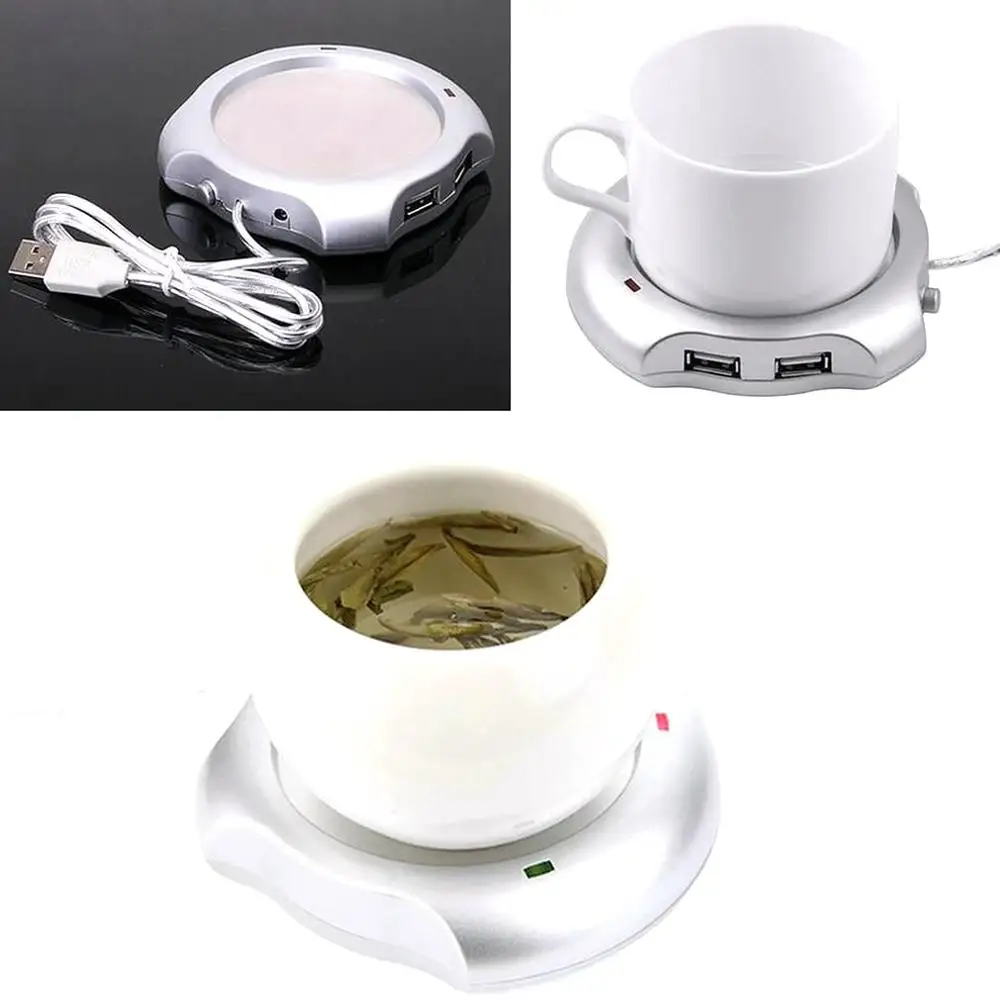 

Usb Mug Mats Portable Durable Small Usbhub Insulation Disc Usbhub Insulation Pad Usb Aluminum Alloy Material Insulation Pad