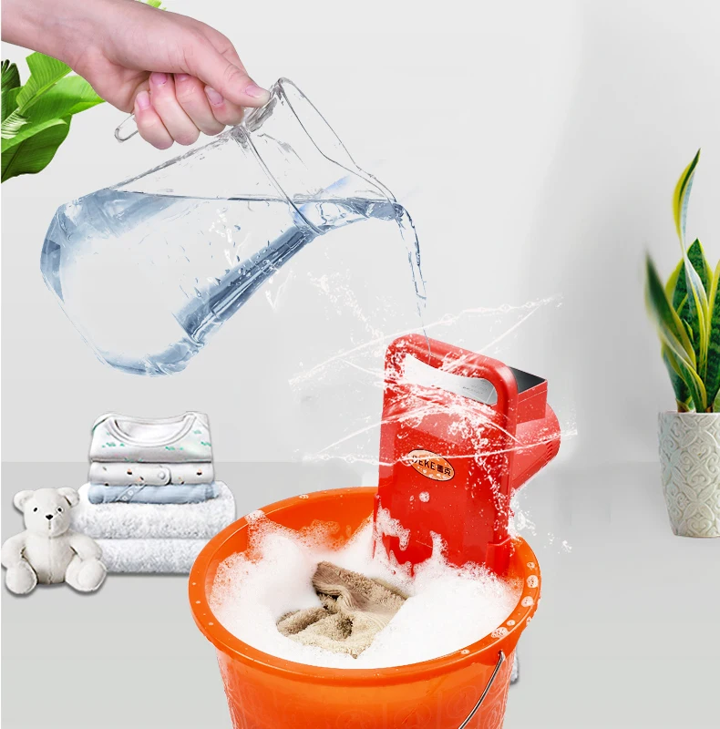 Washing Machine Portable All Round Rotation Digital Timing Electric Mini