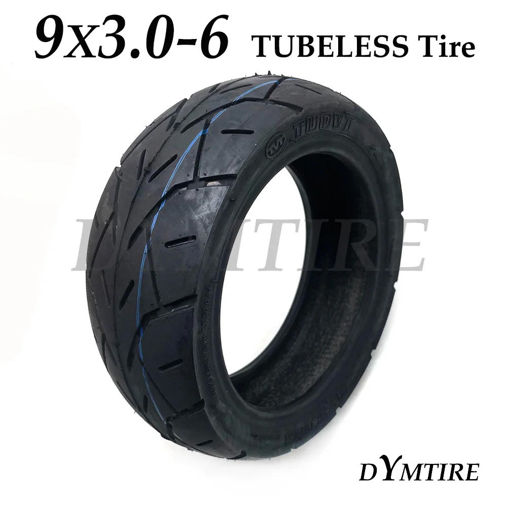 9x3.0-6 Tubeless Tire for Electric Scooter 9 Inch 9X3.00-6 Vacuum Wear-Resistant Tyre Accessories | Автомобили и мотоциклы