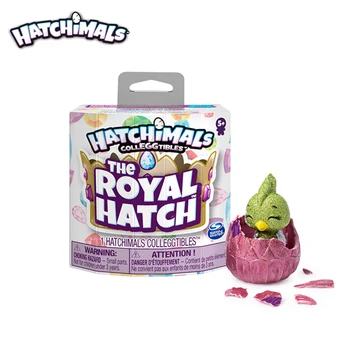 Hatchimals Colleggtibles The Royal Hatch-caja de persiana brillante para incubar huevos, juguetes creativos de niños