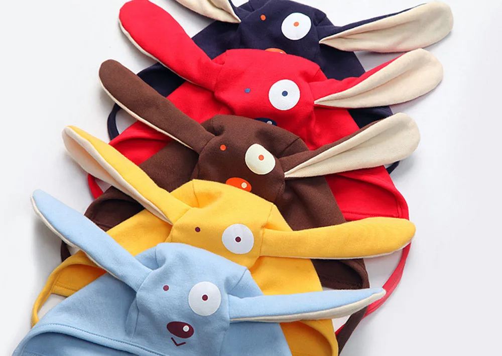 Baby cute puppy Ears Hat Infant Toddler Autumn Winter Caps for Children Baby Hats Accessories Photography Props