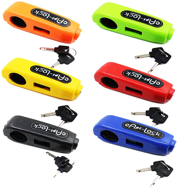 

CapsLock Effective Motorcycle Grip Lock Security Motorcycle Lock Scooter Handlebar Safety Lock Brake Throttle Grip Anti Theft