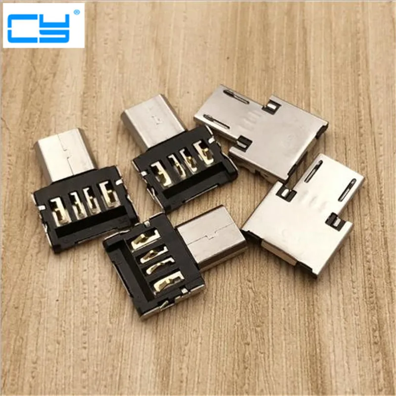 

100pcs/ OTG Adapter Data Cable Micro USB to USB OTG Universal USB Phone Android Converter Xiaomi Huawei Samsung Sony htc