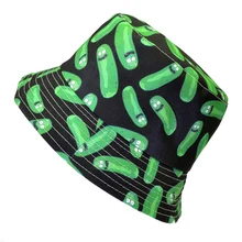 Мультяшная Кепка Рика и Морти, мистер мисикс Пикл Панама унисекс, хип-хоп шапки для рыбака для взрослых мальчиков и девочек, аниме Панама, подарок