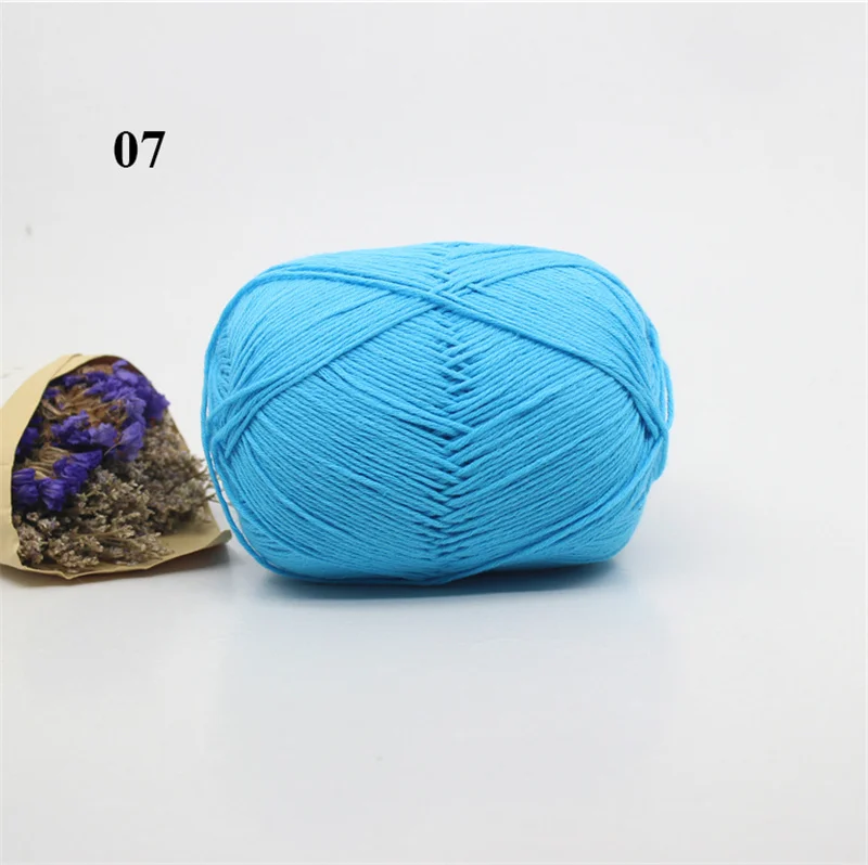 07 10pcs 10 шт. трикотажная пряжа Хлопок Вязание Пряжа для Вязания Пряжи для Вязания Анти-Пиллинг 500 г/компл. Горячая - Цвет: 07 10pcs