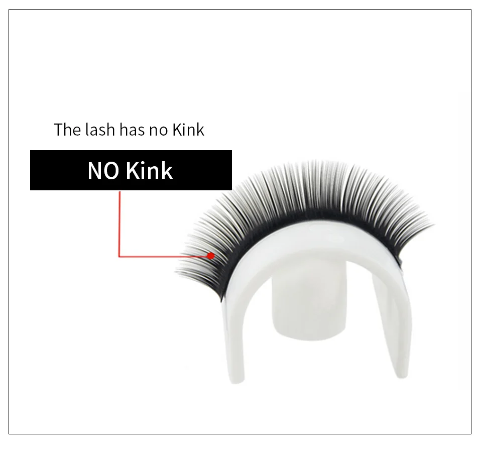 Thinkshow Individual Lash 100% Handmade 3D Volume Eyelash Extension Natural Long Korea Silk Mink Individual False Eye lashes