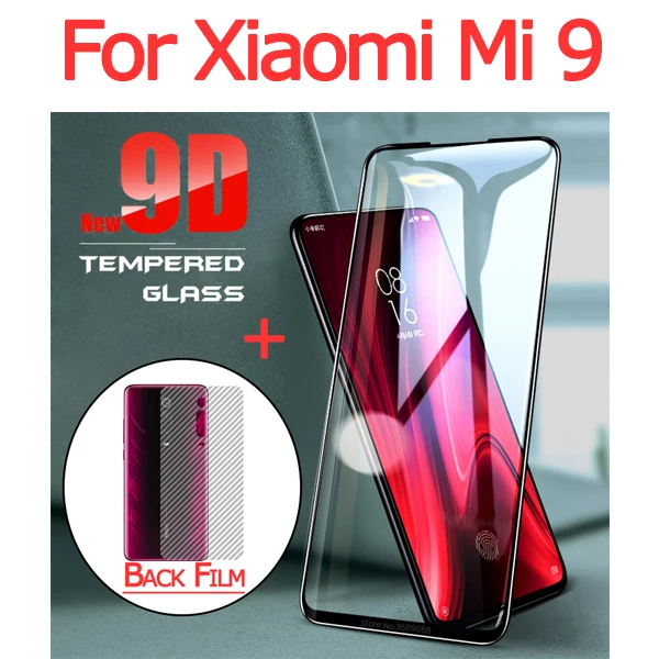 Передняя+ задняя стекло Xiaomi Mi 9T Pro Mi 9SE закаленное стекло на Xiaomi Mi9T Защитная стекло Mi9 T Xiaomi 9 SE стекло на ксиоми ми 9 се стекло пленка на сяоми ми 9т про стекло сяоми ми9 се стекло Mi 9 T Mi 9 glass - Цвет: Mi 9 2-in-1