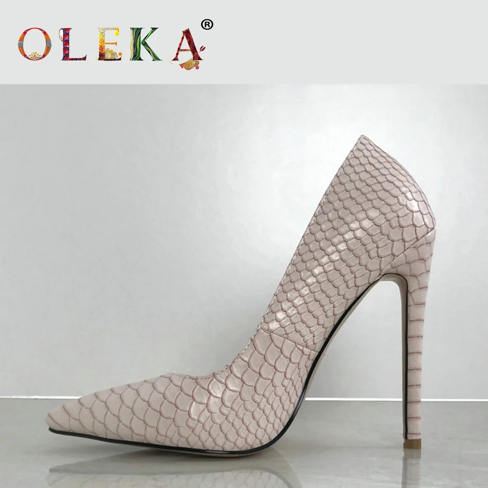 

OLEKA Heels Basic Spring/autumn Pumps Women Shoes Thin Heels Sexy Style Shallow Strange Heeloffice & Career Pointed Toe AS581