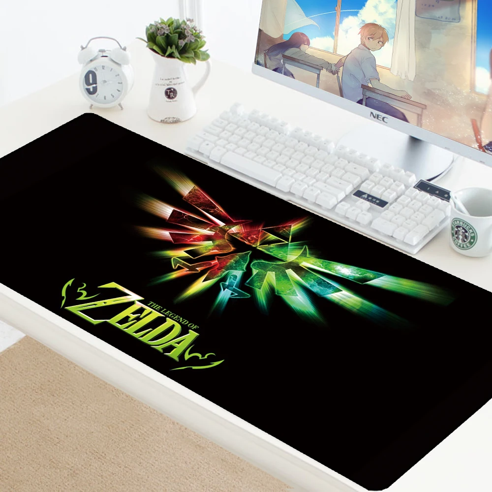 

Zelda Mouse Pad Big Computer Mats Rubber Mousepad Large Padmouse Keyboard Gamer PC Desk Protection Gaming Accessories For laptop