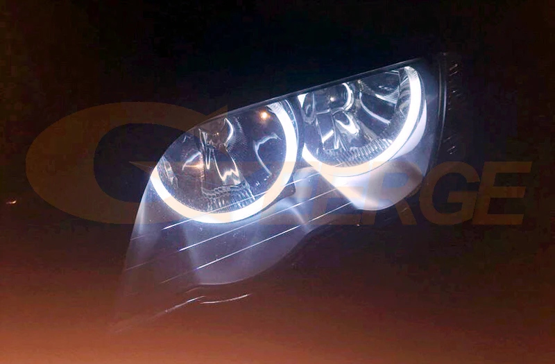 Отличный COB комплект светодиодов глаза ангела halo кольца ультра яркие для BMW 3