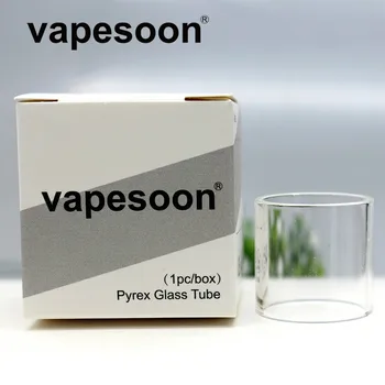 

vapesoon Replacement Pyrex Clear Glass Tube 2ml for Vaporesso Tarot Nano TC Kit Veco 22mm Atomizer