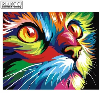 

Diamond Painting Cat Colorful 25x30cm