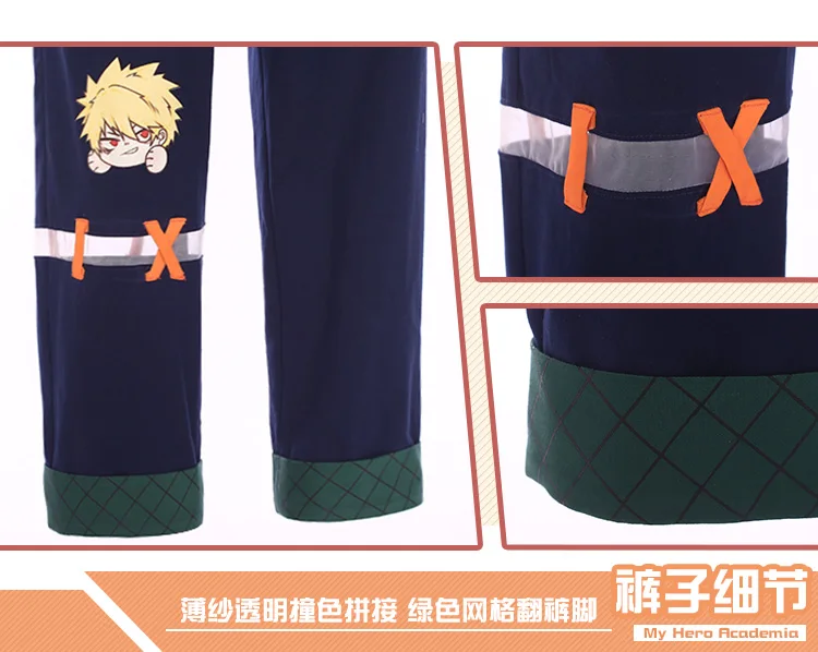 Аниме Мой герой Academy Bakugou кацуки Готическая Униформа повседневный костюм косплей костюм для мужчин Хэллоуин Новинка
