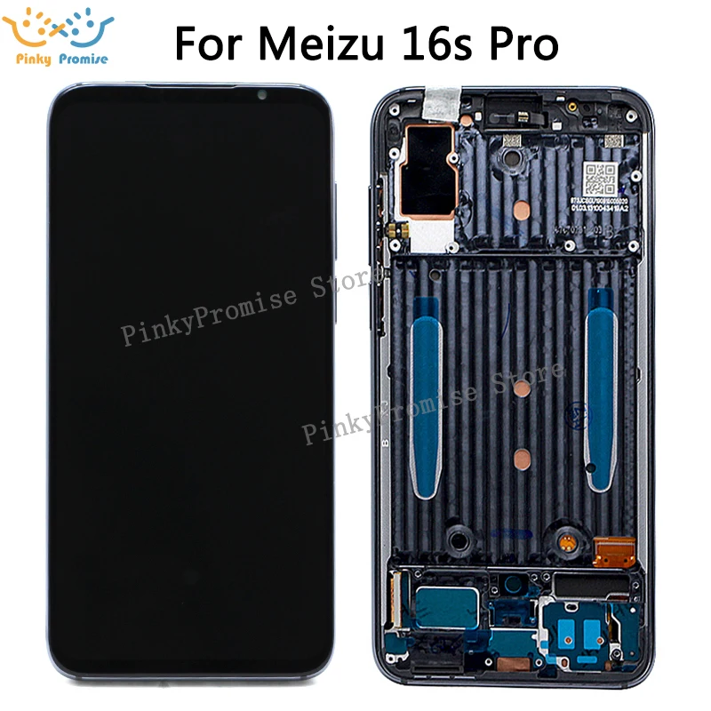 6,2 ''для meizu 16s Pro ЖК-дисплей с сенсорным экраном дигитайзер с рамкой для meizu 16s pro lcd