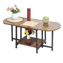 Składany stolik do herbaty w stylu industrialnym na meble do salonu