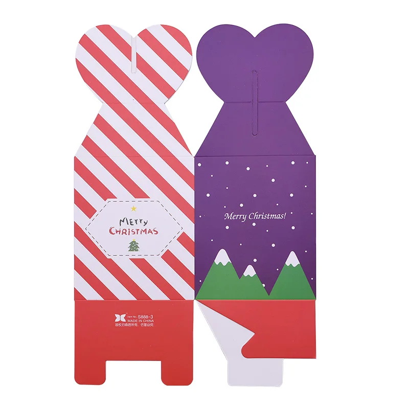 Christmas Candy Box Bell Christmas Tree Candy Apple Packing Box Christmas Eve Party Cookie Bag Gift Box Navidad Candy Box Decor