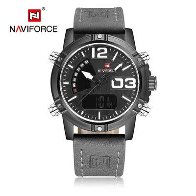 

Naviforce Xiang Hot Selling Fashion & Sports Night Light MEN'S Quartz Watch Waterproof Leather Belt MEN'S Watch 9095