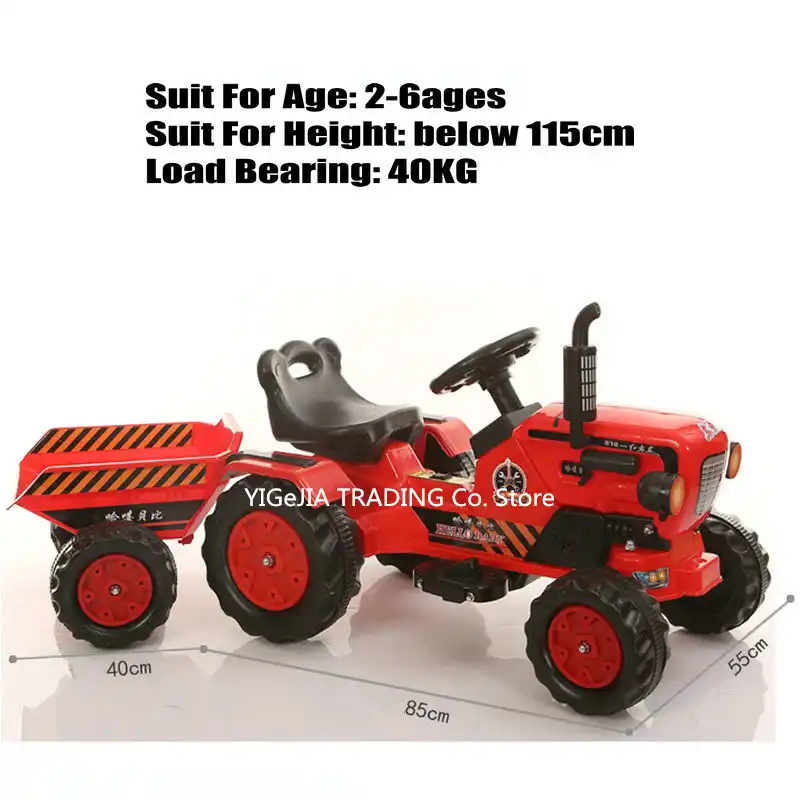 childs pedal tractor and trailer