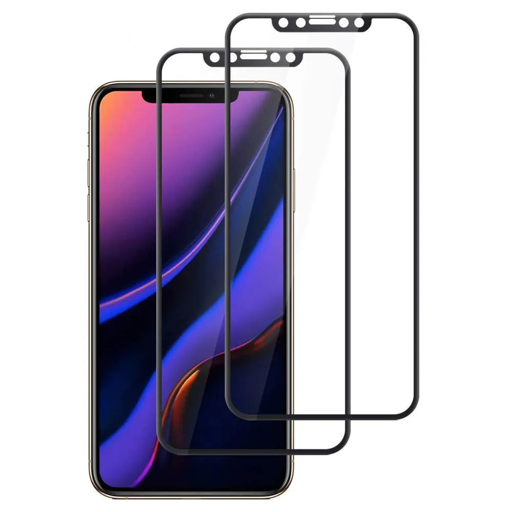 

DHL 400PCS for iPhone 11 / iPhone XR Screen Protector Full Coverage 9H 0.3mm Anti-fingerprint Bubble Free Tempered Glass Film