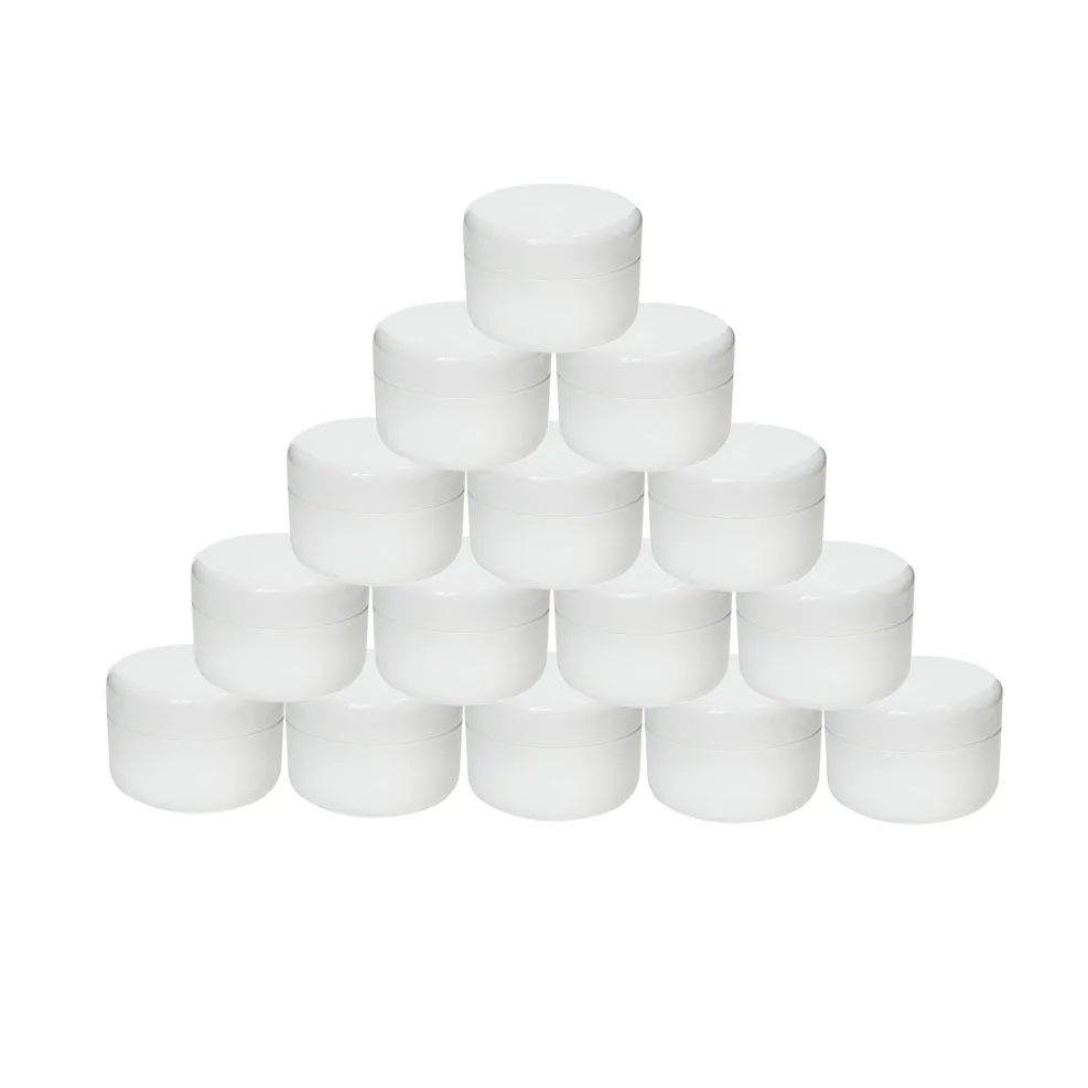 10pcs Cosmetic Jar Pot 10g/20g/30g/50g/100g Plastic Empty Refillable Sample Bottle Travel Cream Lotion Container | Красота и здоровье
