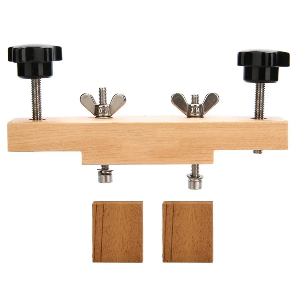 Прочная масивная древесина акустические гитары мостовой зажим с ПРОБКОВОЙ