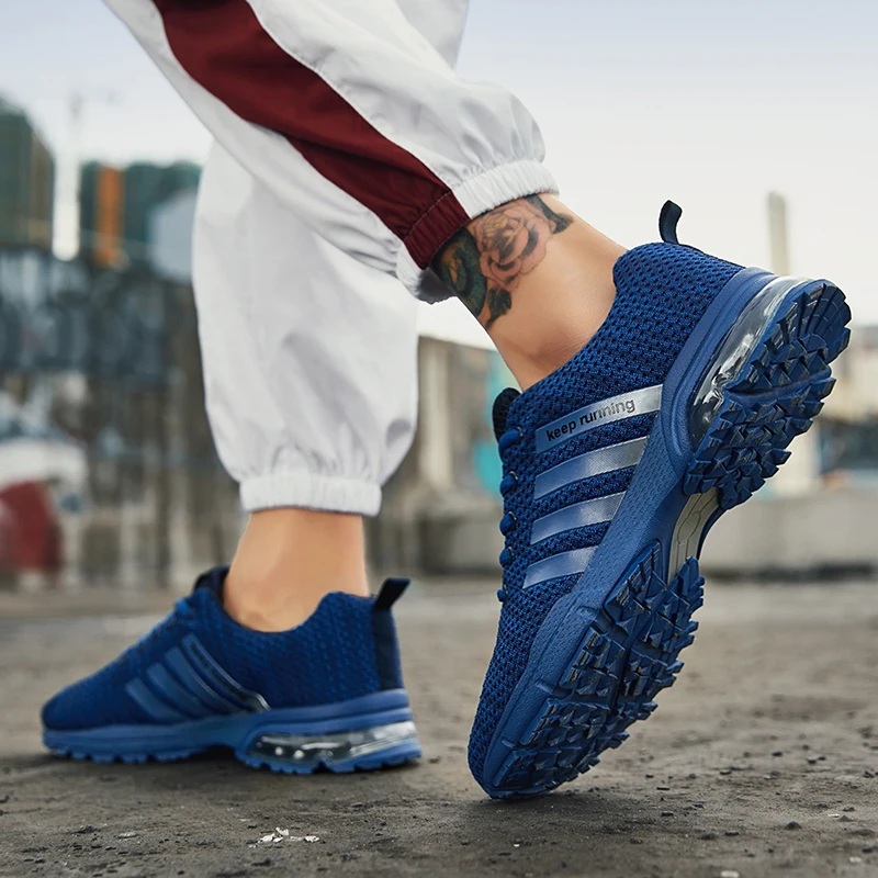 2020 New Brand Mens Running Shoes Outdoor Spring Summer Breathable Sport Sneakers for Men Training Jogging Walking Shoes Male