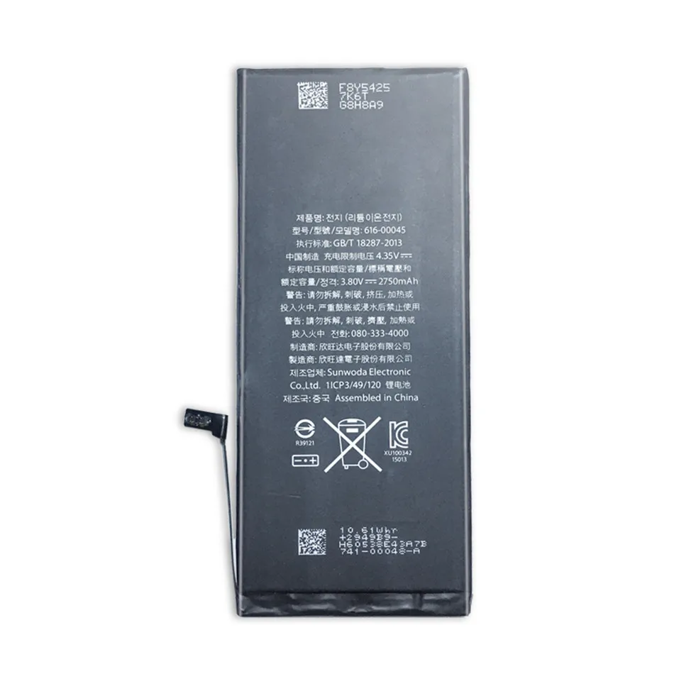 Для Apple IPhone 6 Plus батарея 6plus 2915mAh Замена высокой емкости телефона Bateria