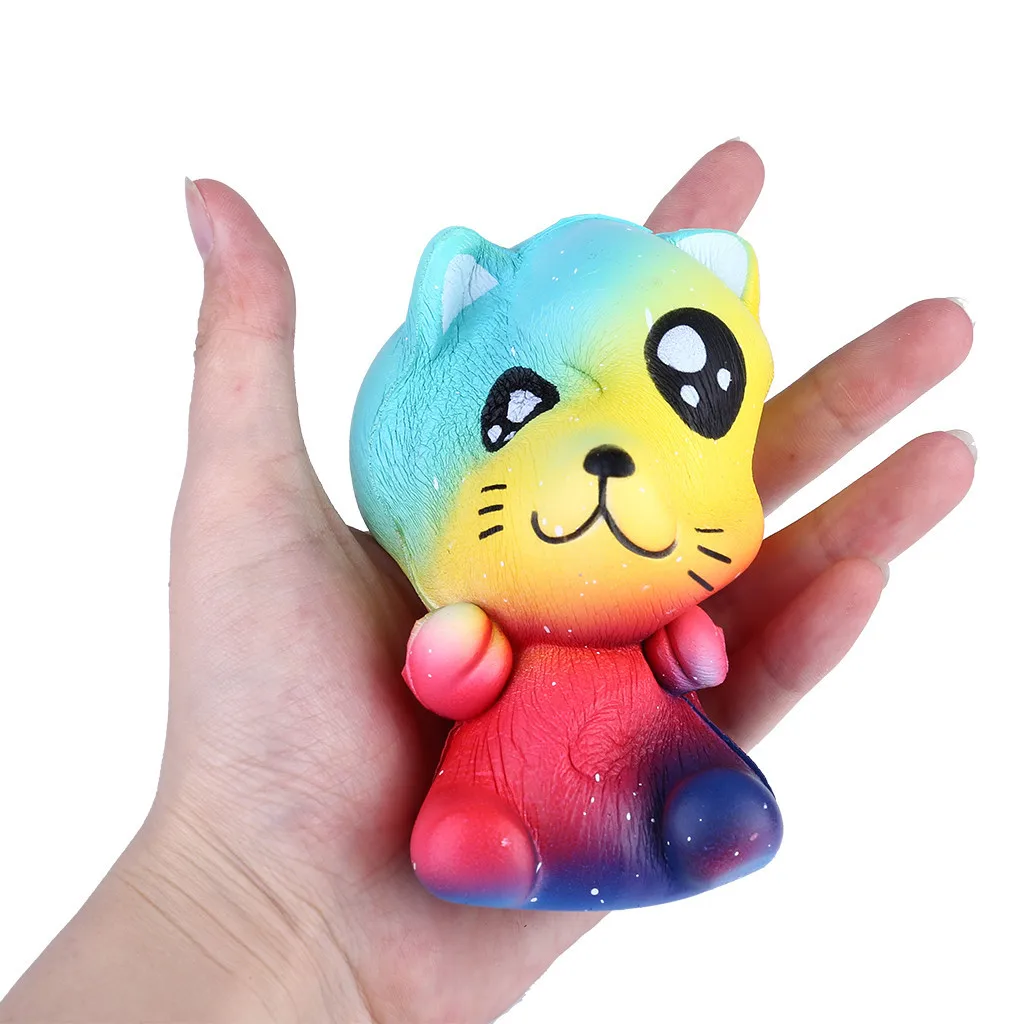 Colorful Cartoon cat kids Adult Toy Stress Reliever Eliminate Antistress Finger Pets toy Girl gifts Girly Heart Pinch Fun #B