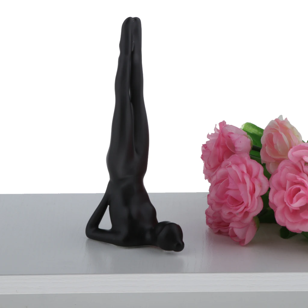 Tabletop Ceramic Dressing Table Decoration Modern Simple Creative Ornament Accessories Yoga Girl Home Decoration Ornament