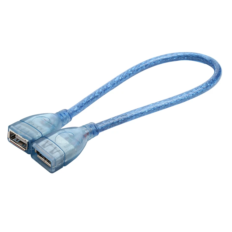 USB2.0 Женский Кабель-Удлинитель USB кабель преобразования Женский к женскому адаптеру прямо через голову USB двойной женский