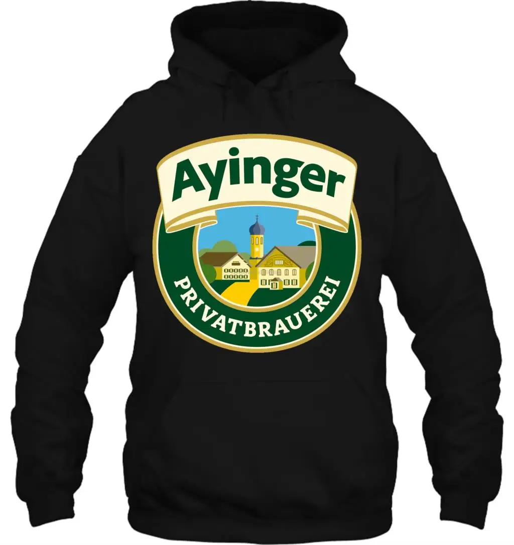 Мужская толстовка AYINGER Beer brewale Promo черная белая футболка размеров S M L XL 2XL женская и