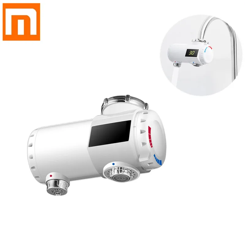 

Xiaomi Xiaoda Instant Heating Faucet Electric Water Heater 30-50°C Cold Warm Adjustable Waterproof Faucet With LED Digital Light