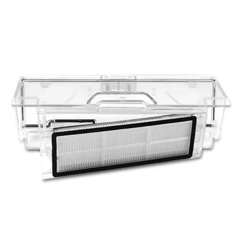 

Replacement Dust Bin Box for Xiaomi Vacuum 1S for Roborock S50 MI Robot Vacuum Cleaner Parts Accessories with HEPA Filter