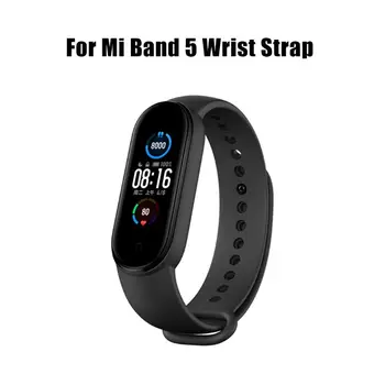 

Durable Soft Silicone Wristband Replacement Watch Band Strap For Xiao-mi Mi Band 5 Smart Wristband