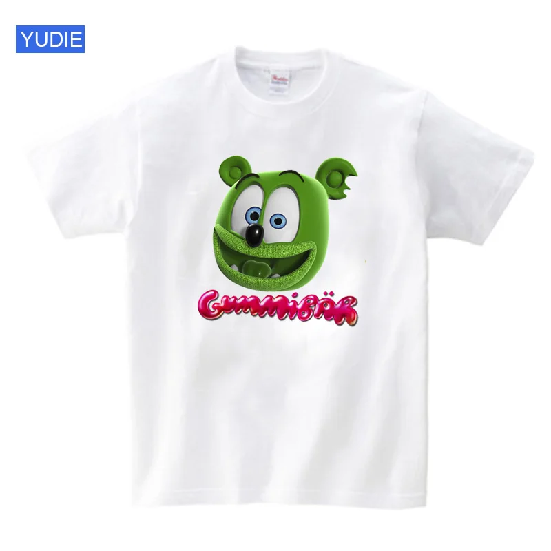 

Gummy Bear T-Shirt Fashion Personality kid 2019 Summer Funny Casual boy T Shirt girl tshirt for kids children boys girls T-shirt