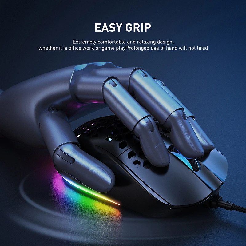 Cw906 Wired Mouse E Sports Game Mouse Computer Pubg Apex Glowing Mouse 6 Buttons 70 Max Adjustable Dpi Gamemouse Mice Aliexpress