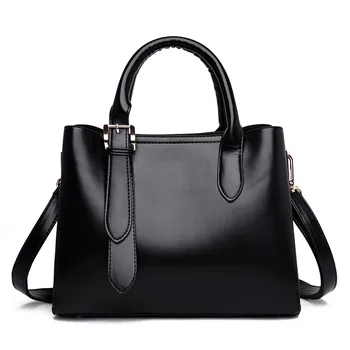

New Girl Handbag Black Lady Dignified Business Shoulder Bag Fashion Simple and Versatile Shopping Women Messenger Bag