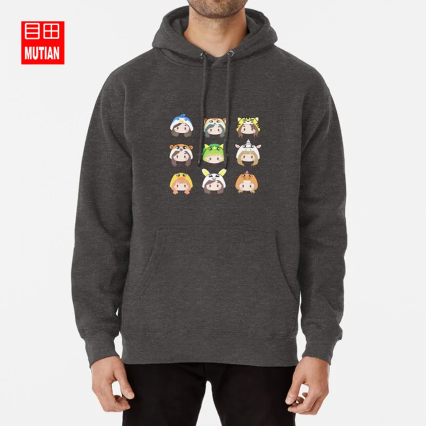 darkgrey-hoodie Дважды-фэнарт иконы толстовки nayeon jeongyeon momo sana jihyo mina dahyun chaeyoung tzuyu TWICE - Цвет: darkgrey-hoodie