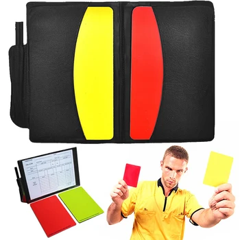 

Game with Pencil Football Referee Case Judgecase 1 Set Colorful PVC Sport Yellow Red Card Great Entertainment Pro