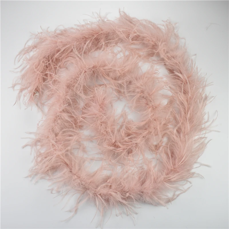 2 YARDS - Hot Pink Marabou Feather Boa 25g