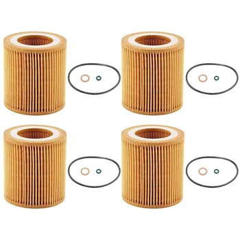 

4Pcs/Lot Oil Filtrate 11427541827 For BMW 128I 130I 325I 328I 435I 525I 640I 740Li M2 M3 M4 X1 X3 X4 X5 X6 Z4 11427566327